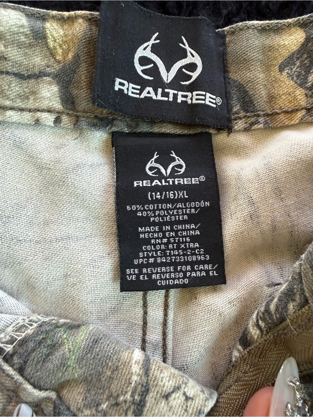 Realtree-Inspired Camo Cargo Pants - Picture 9 of 9